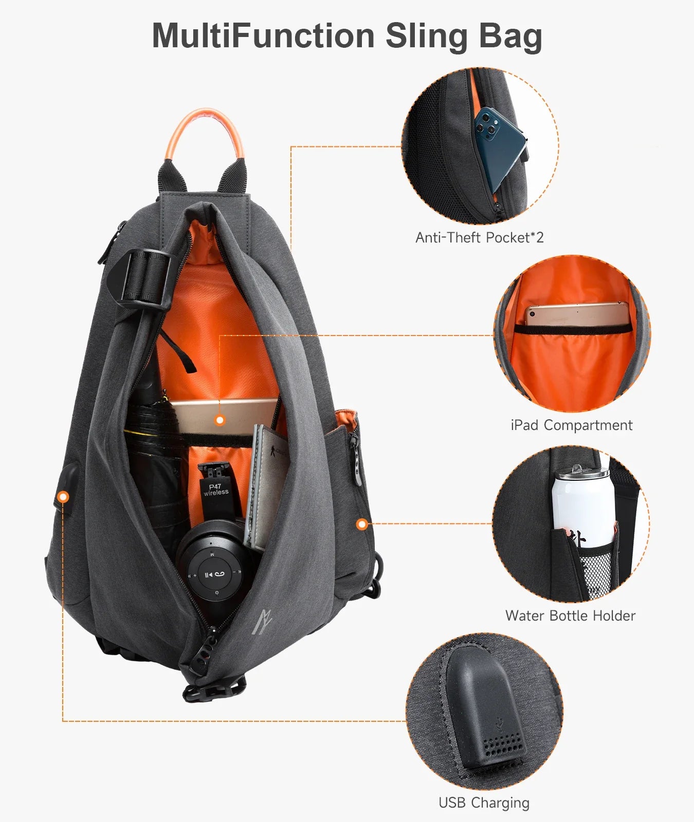 Solo Unique ™ Sling Crossbody Bag 2nd version