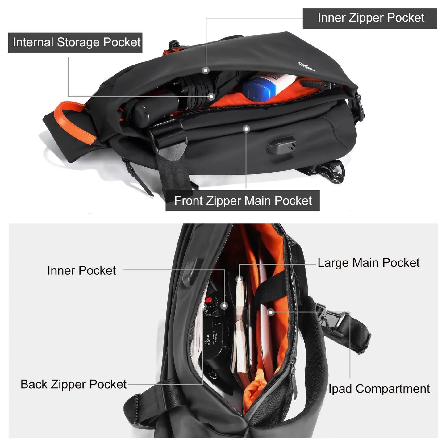 Solo Unique ™ Sling crossbody Beg